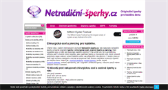 Desktop Screenshot of netradicni-sperky.cz