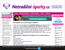 Tablet Screenshot of netradicni-sperky.cz